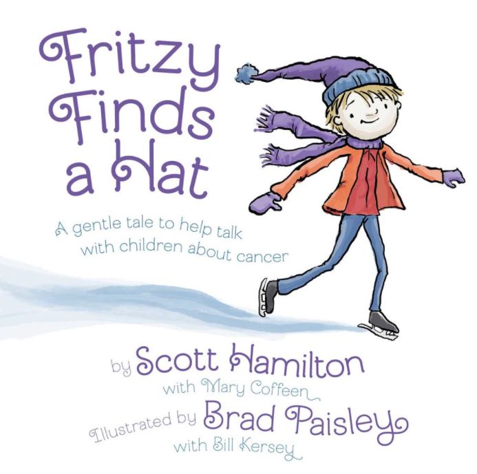 Cover image of Scott Hamilton's book "Fritzy Finds a Hat'